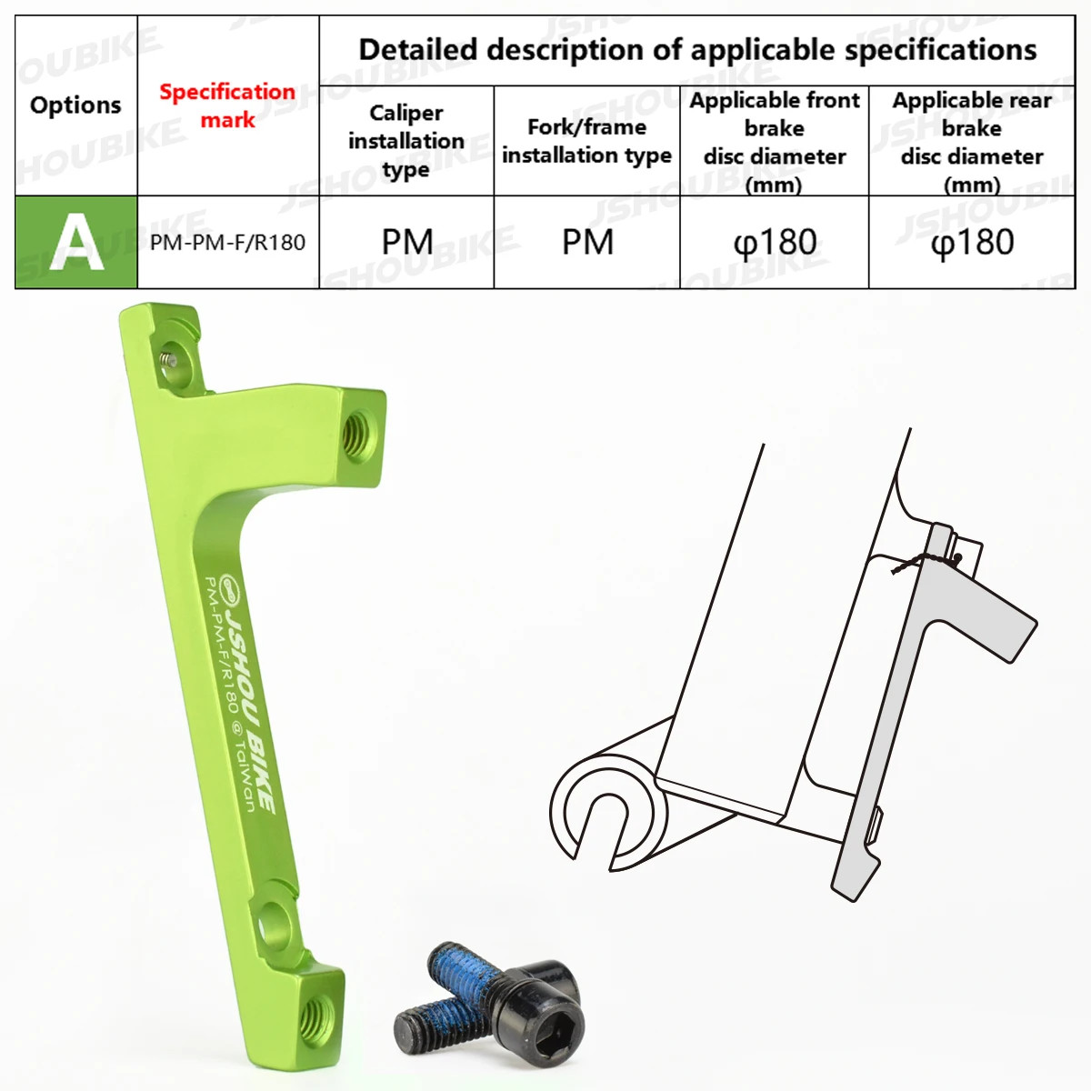 Bike Disc Brake Adapter PM IS Mount 140 160 180 203mm Rotor Converter