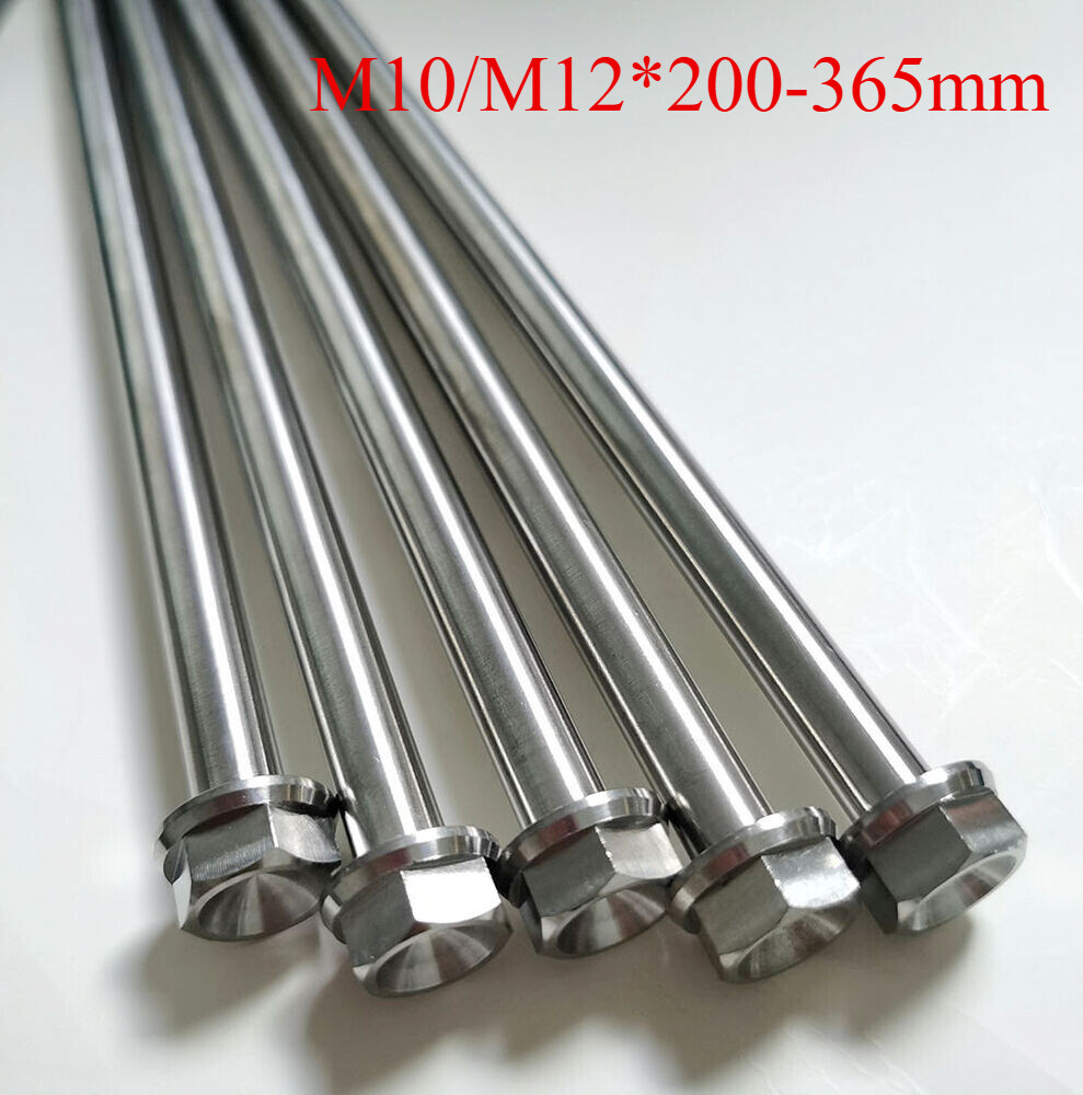 1 Pcs M10 X1.25 X 200mm/240mm/350mm Titanium Alloy Screws Flange Head Cap Bolts