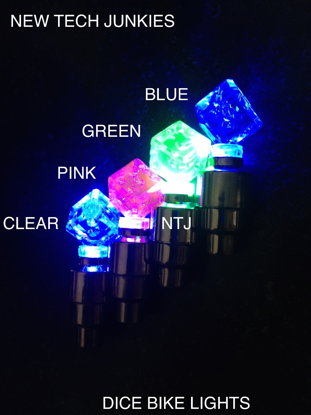 1 (ONE) Valve Stem LED CAP for Bike Bicycle Car Motorcycle Wheel tire Light lamp