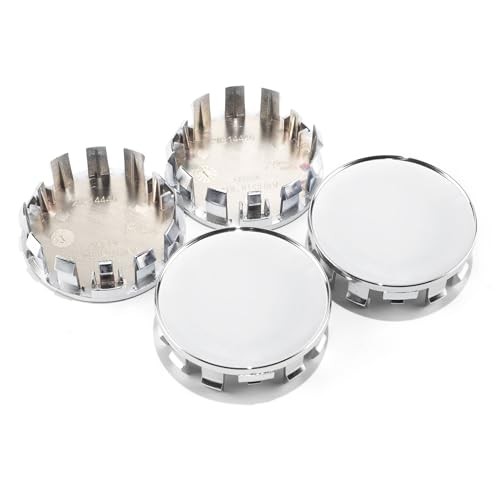 4Pcs 70mm(2.76in) Wheel Center Caps Outer 70MM 2.76″ . Inner 65MM 2.56″ Chrome