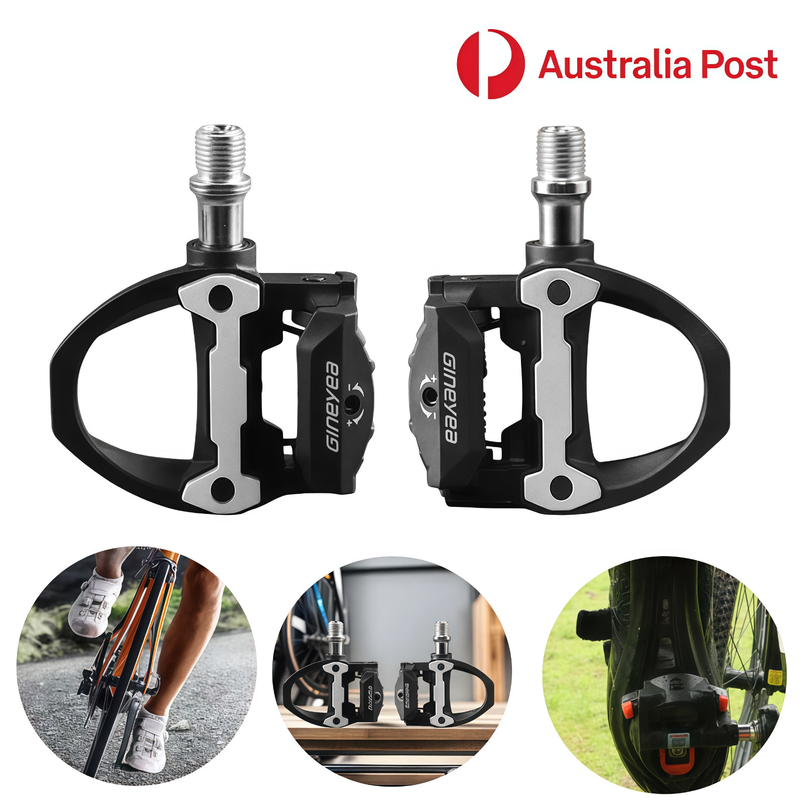 Bike Pedals Bicycle Lock Cleat Pedals Self-locking Nonslip SPD Cycling Outdoor
