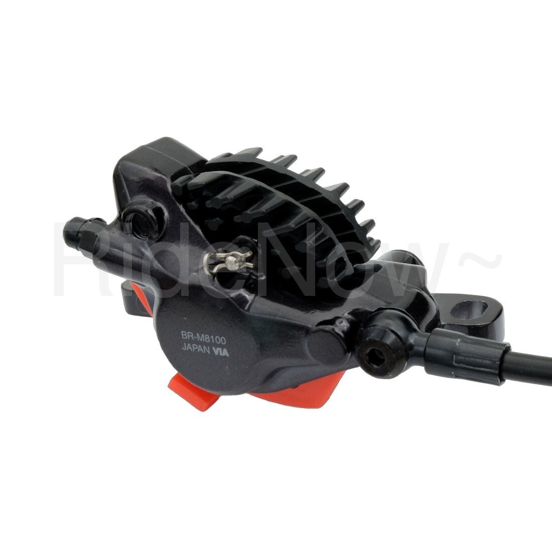 Shimano XT BL/BR-M8100 Front+Rear MTB Disc Brake Set, 900mm/1600mm, I-Spec EV