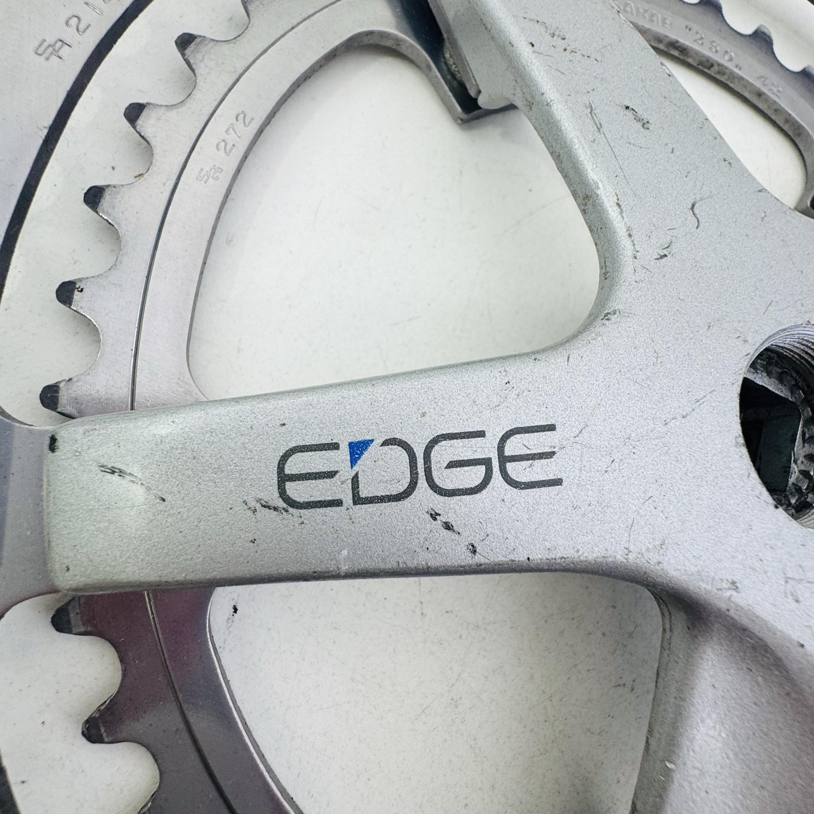 Vintage Sakae EDGE Double Crankset 170mm 52/42T Square Taper Road Bike Japan A83