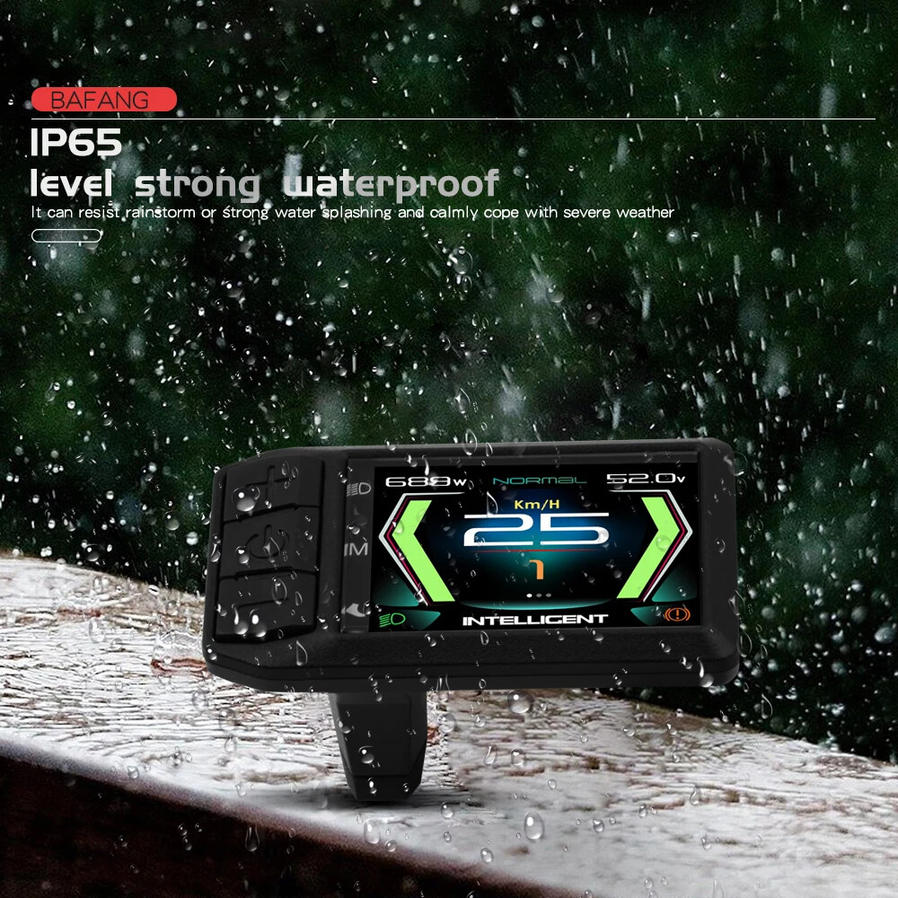 E-bike Display LCD 600C Bluetooth Navigation Multilingual eBike Computer 9 PAS
