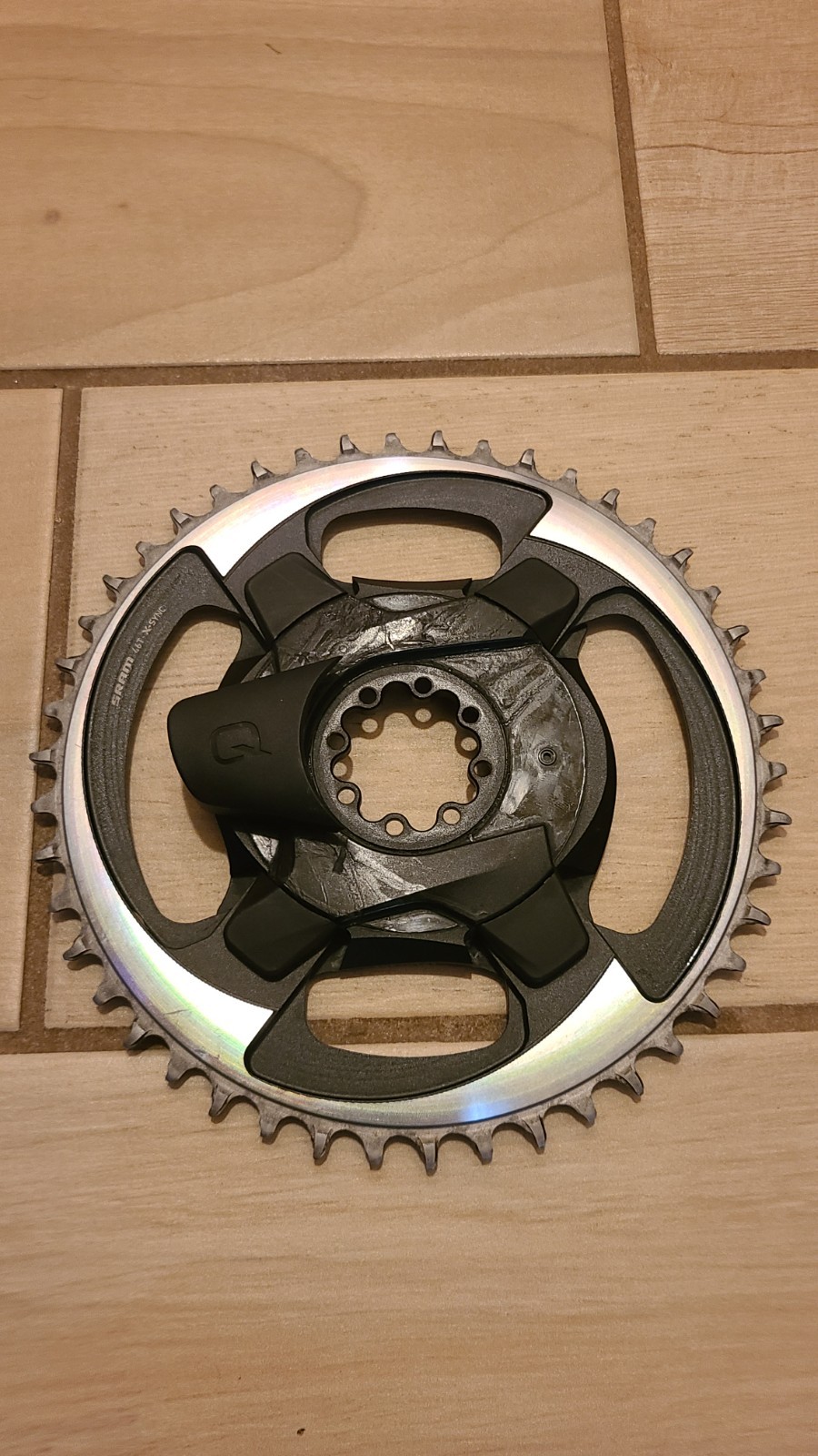 SRAM Red Force Quarq Power Meter Spider + X-Sync 46t Chainring Gravel 12/13 XPLR