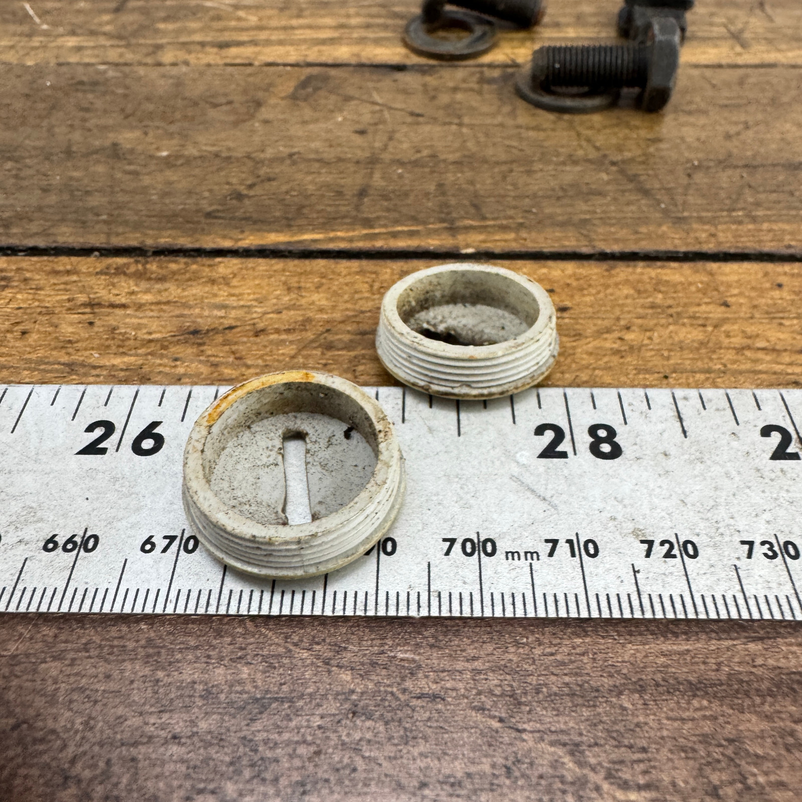 Vintage Nervar Dust Cap Set Crank Arm Fixing Bolt 1970s 1980s France Eroica