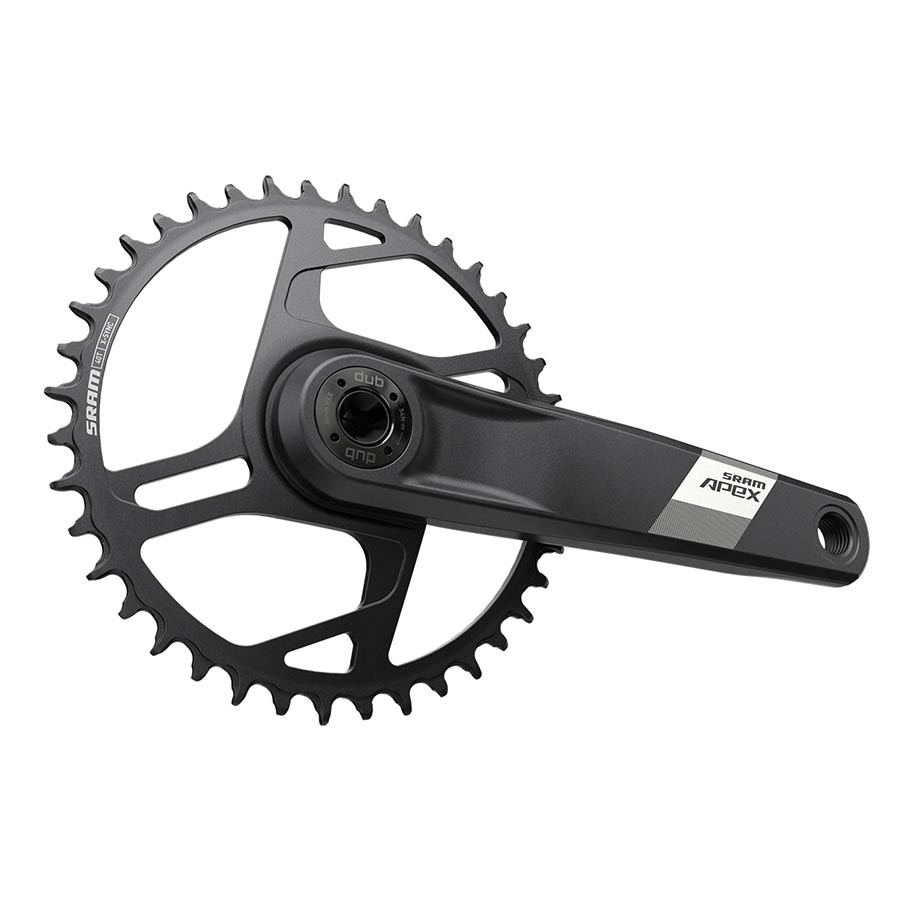 SRAM Apex D1 Crankset Speed: 12 Spindle: 28.99mm BCD: Direct Mount 40 DUB 160mm