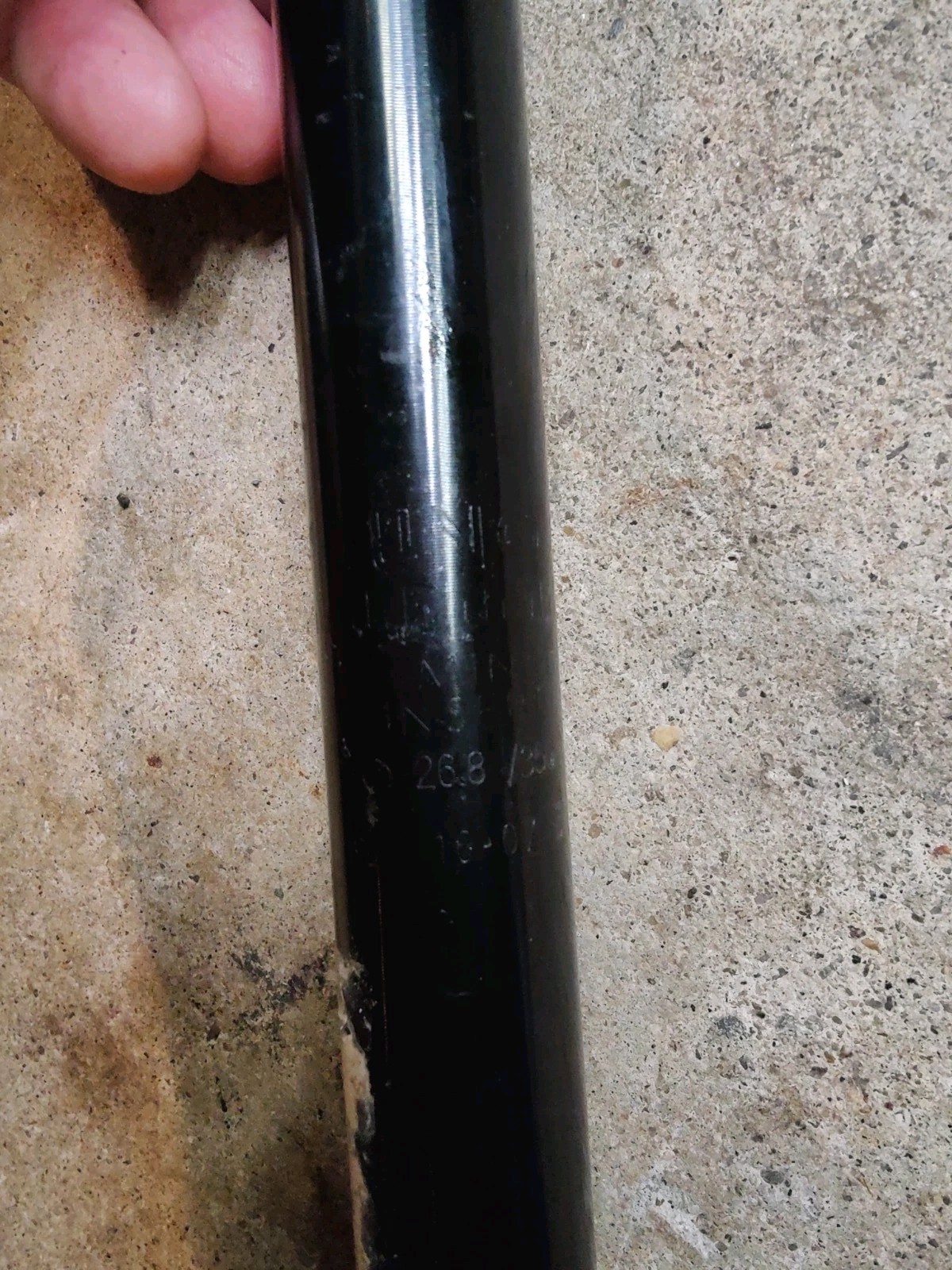 Kalloy Uno 26.8mm X 350mm Seatpost Seat Post Used