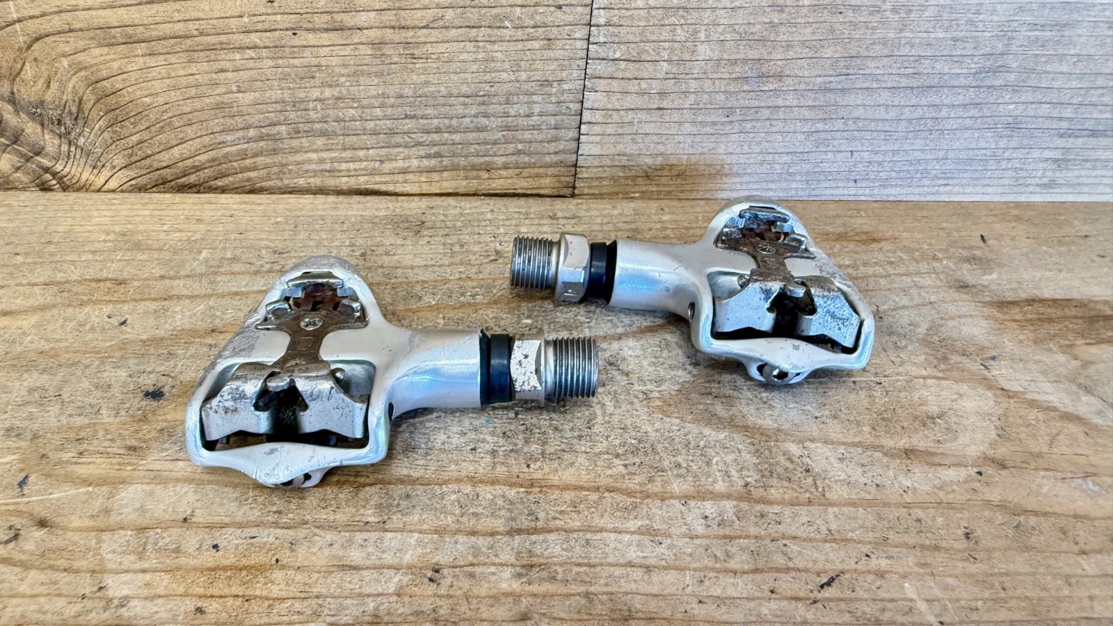 Ritchey Clipless Logic SPD Pedals Road Bike Silver Chrome (No Cleats)