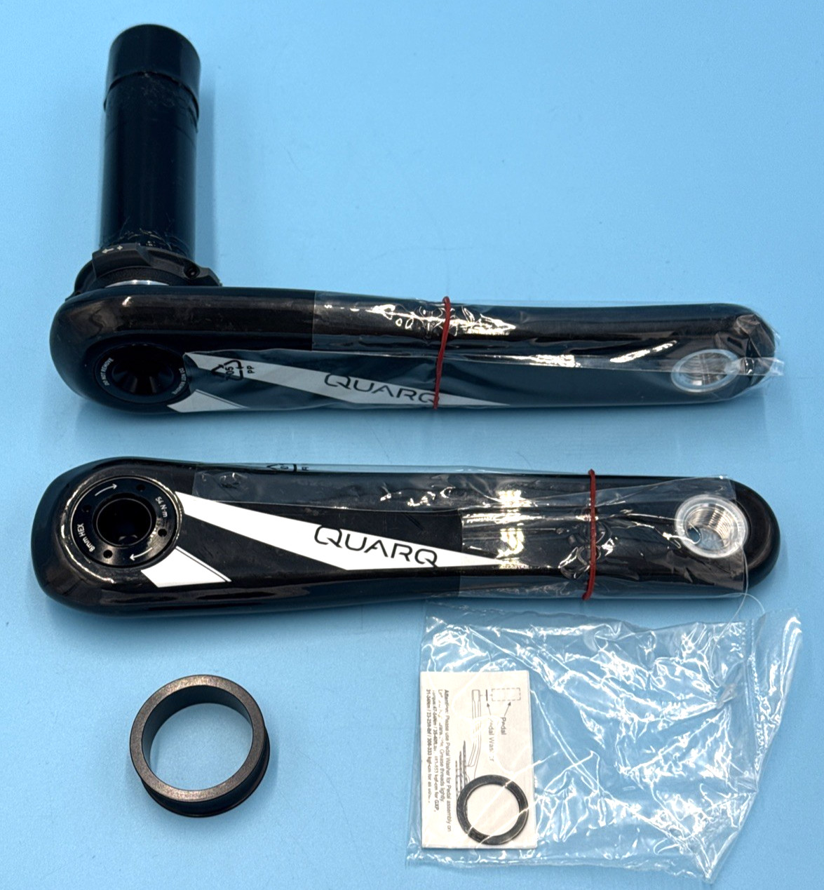 NEW SRAM Quarq FORCE Level Carbon Crankarm Set 170mm BB30 PF30 8-Bolt Standard