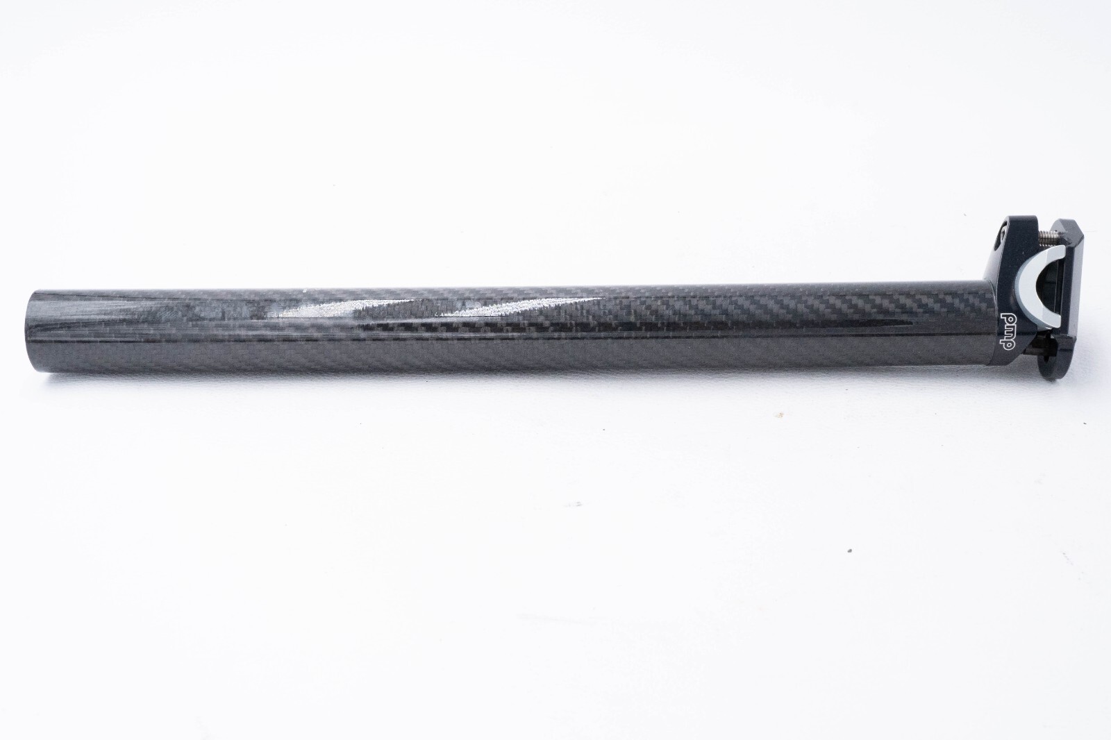 NOS PMP CARBON SEATPOST 31.4 mm 2 BOLTS 370 mm VINTAGE ROAD RACING BIKE BICYCLE