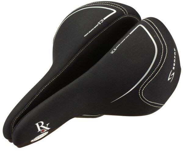 Serfas RX-921L Men’s Lycra Saddle -267mm x 171mm, Black