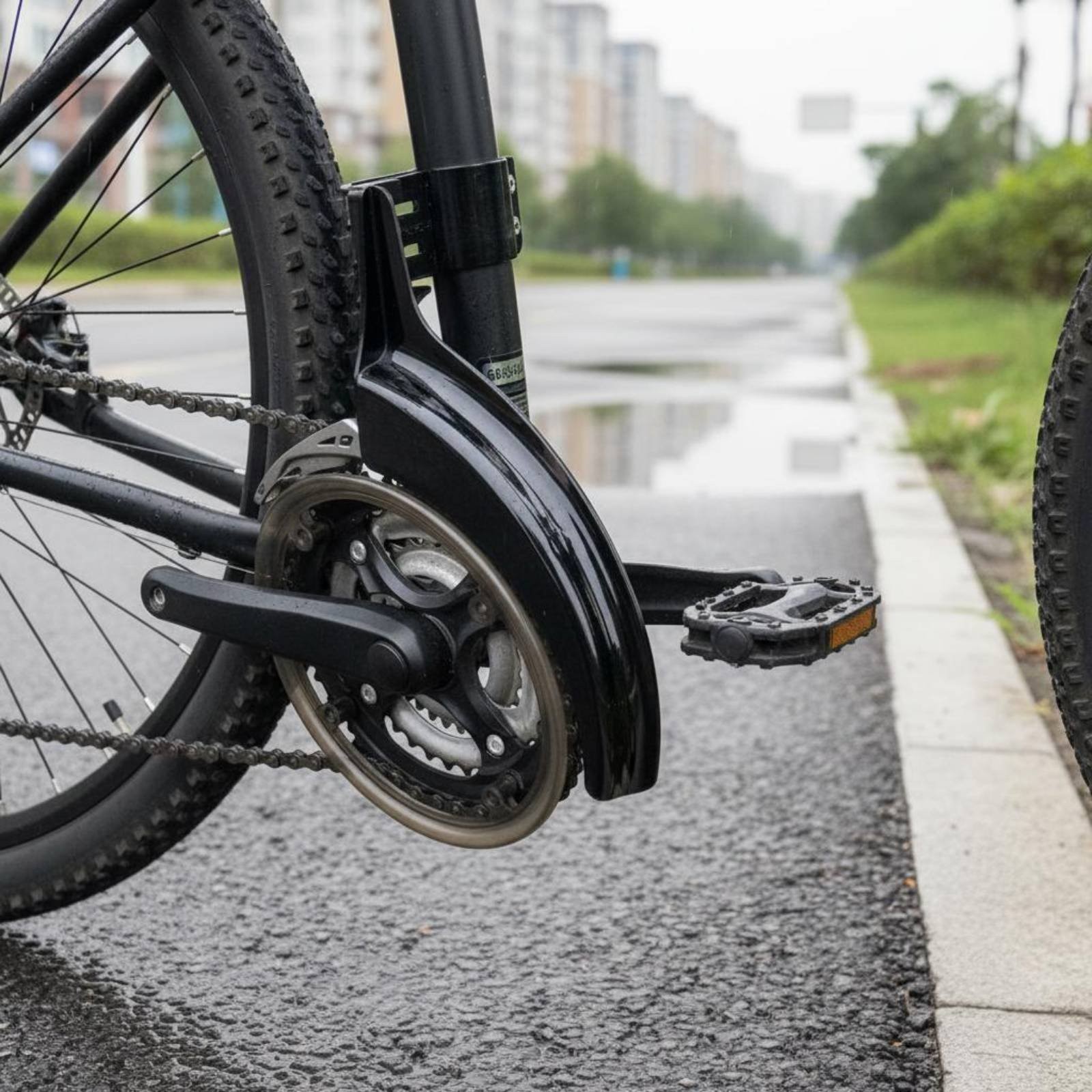 Bike Chain Guard Keeps Clothes Clean Cycle Chainring Guard Prevents Oil Stains