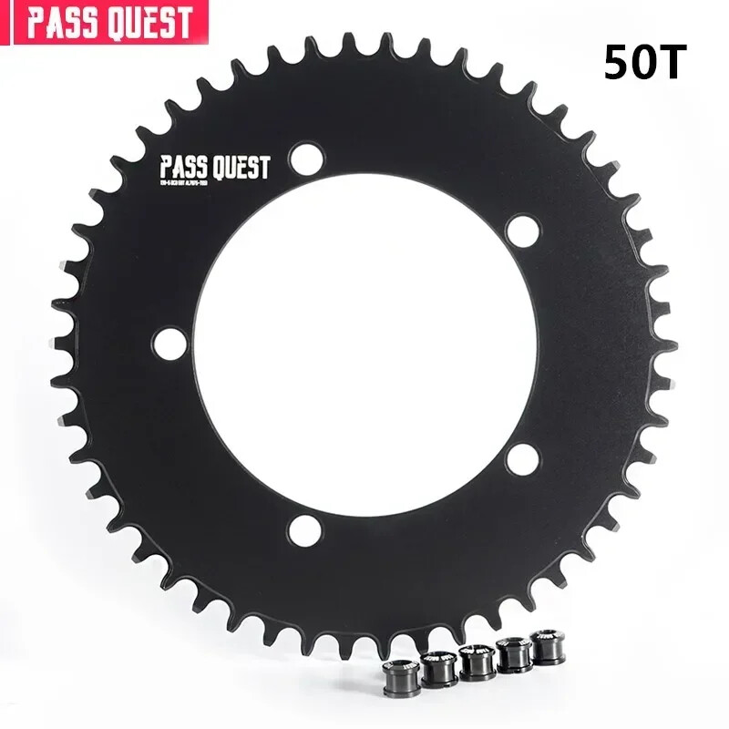130 Bcd Round/Oval Chainring 42-60T 5 Arms Chain Ring for Bicycle Crankset