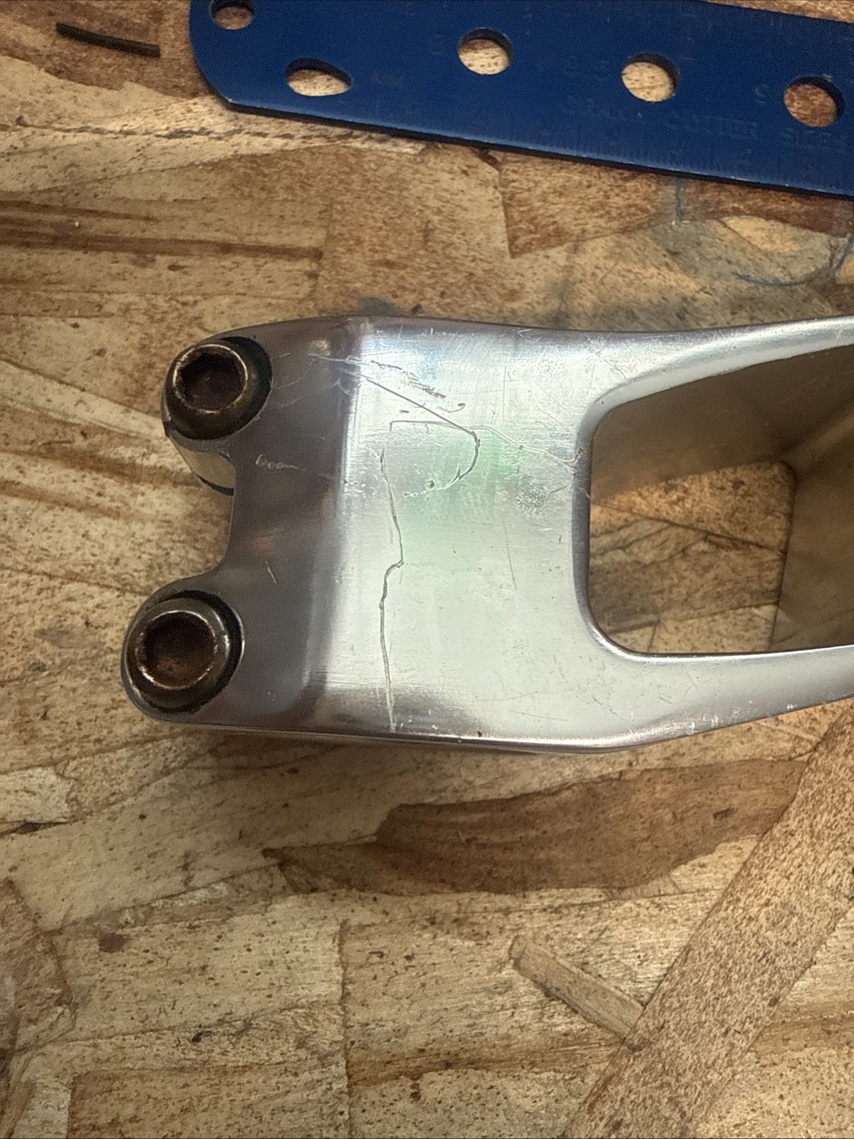 Vintage Fred Salmon Racing 120mm 1-1/8″ 25.4 Threadless Stem Silver
