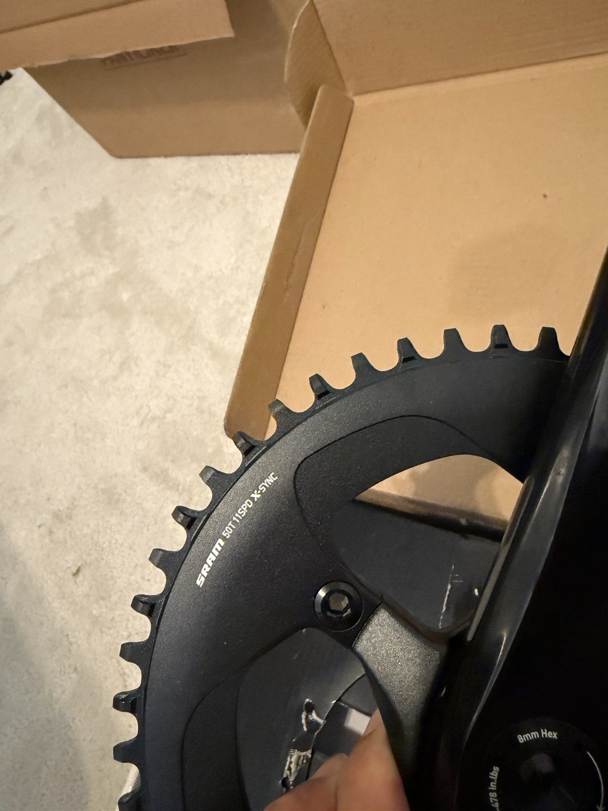 SRAM Rival 1 X-Sync Crankset 170mm 50-tooth BB30
