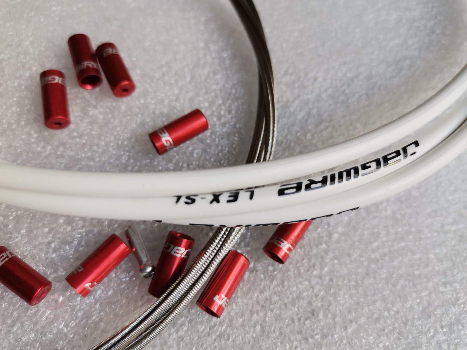 JAGWIRE Slick-Lube Liner LEX SL HOSE CABLE SHIFTER KIT PEARL WHITE SUIT SHIMANO