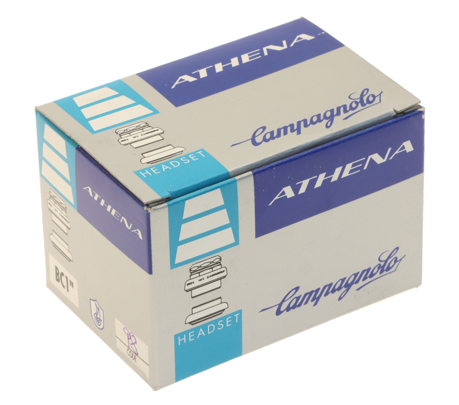 Campagnolo Athena Headset 1″ Threaded Silver 1998 BSC NEW NOS