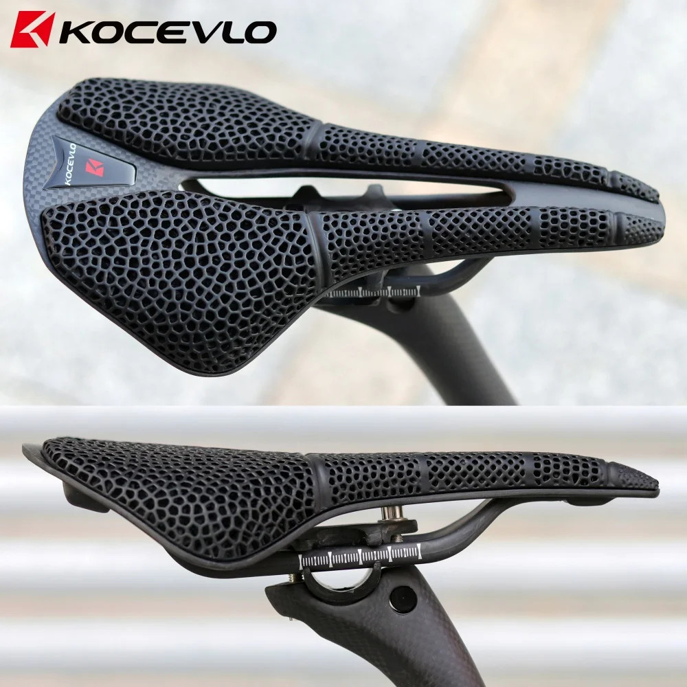 3D Printed Carbon Saddle for XC Road Gravel MTB Off-Road Bike Cycling Parts