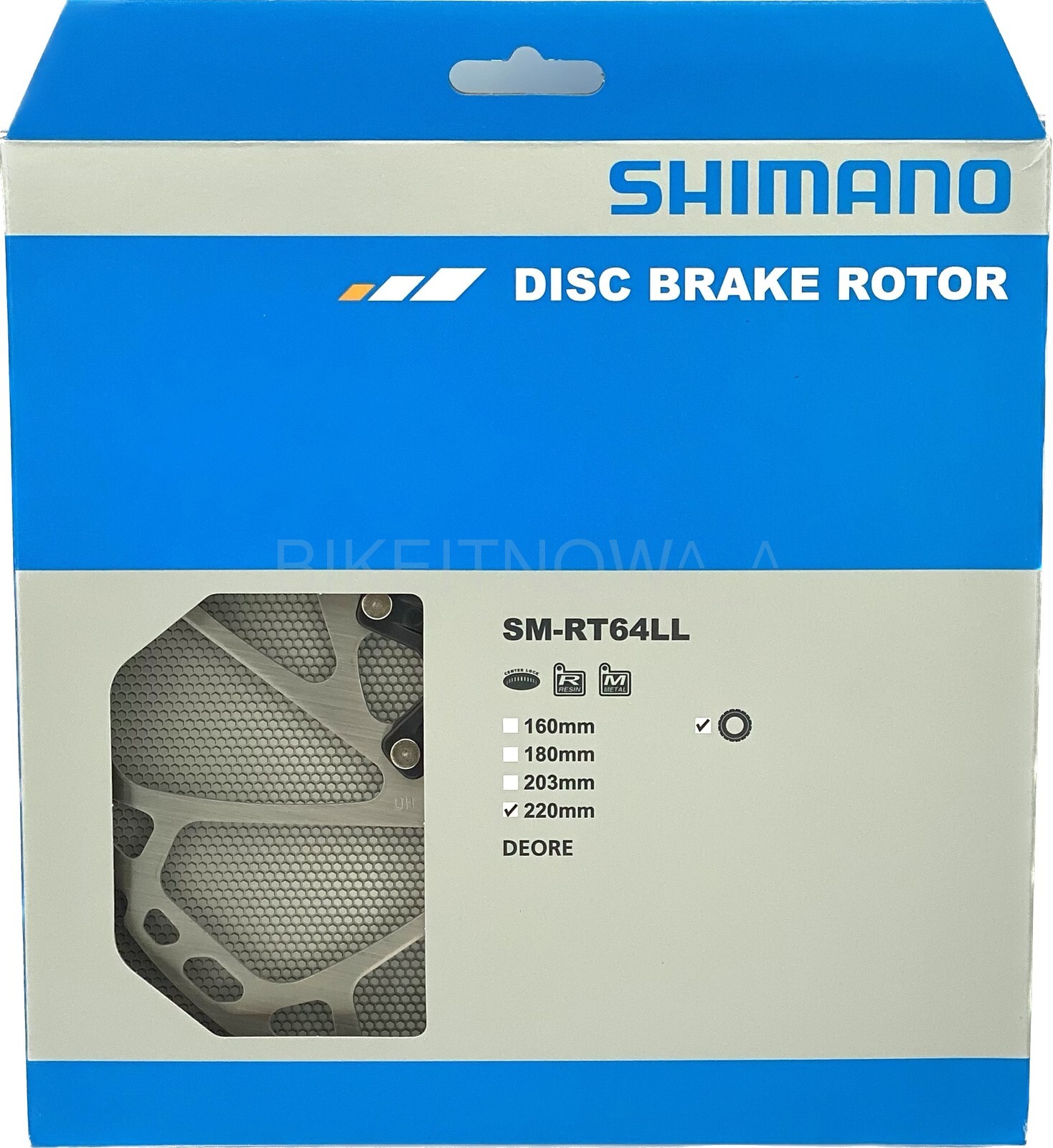 New SHIMANO Centerlock Disc Brake Rotor SM-RT64LL 220mm ,Internal Ring