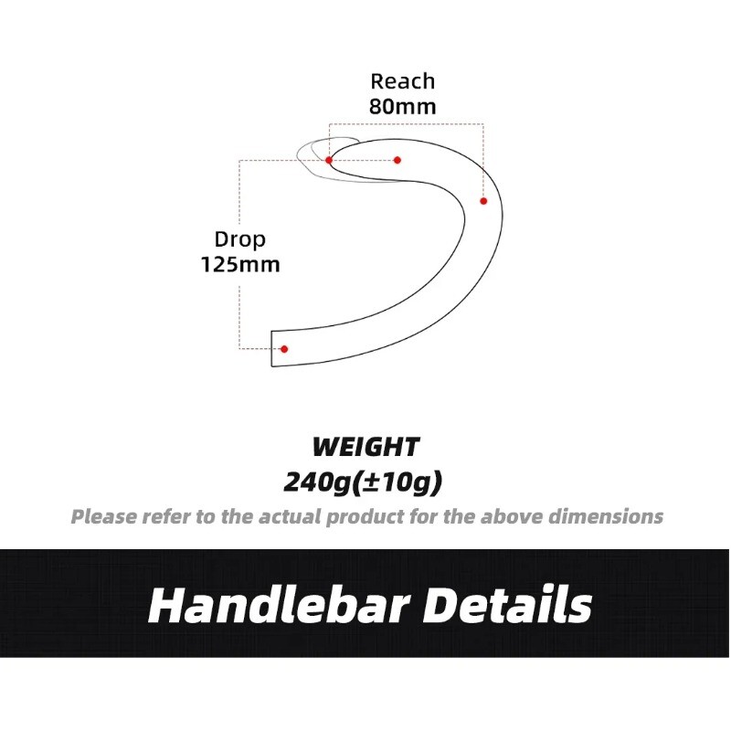 Carbon Aerofly Integrated Handlebars Matte 31.8*400/420/440mm Bicycle Accessorie