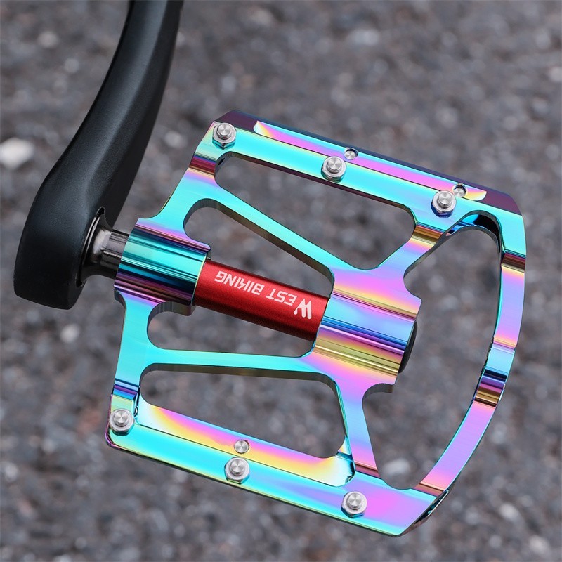 WEST BIKING 3 Sealed Bearing 9/16″ Bicycle Pedals Cycling Bike Pedals Colorful
