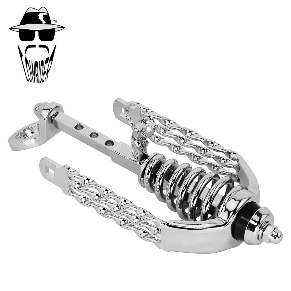 ORIGINAL LOWRIDER 5-Hole Slammer Triple Flat Twisted Springer Fork Crown Chrome.