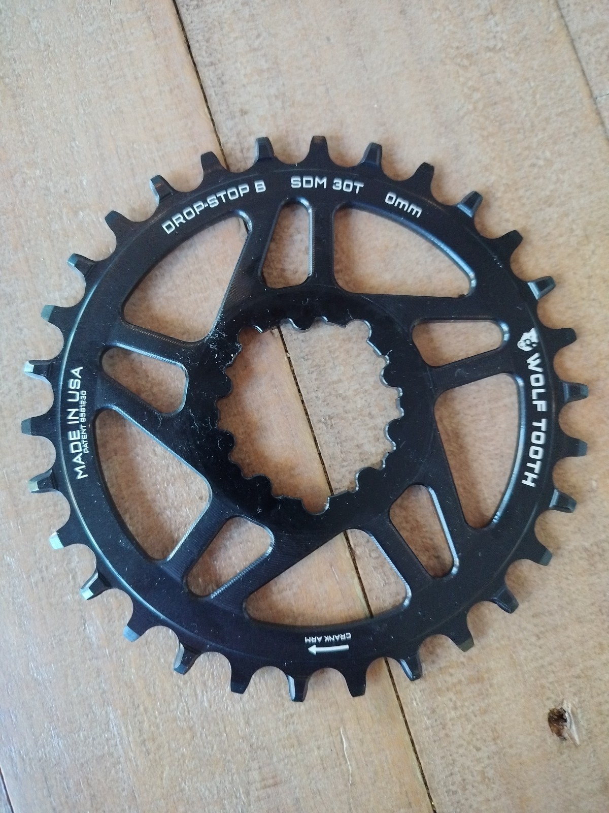 Wolf Tooth Drop Stop B Chainring SDM 30t 0mm Offset