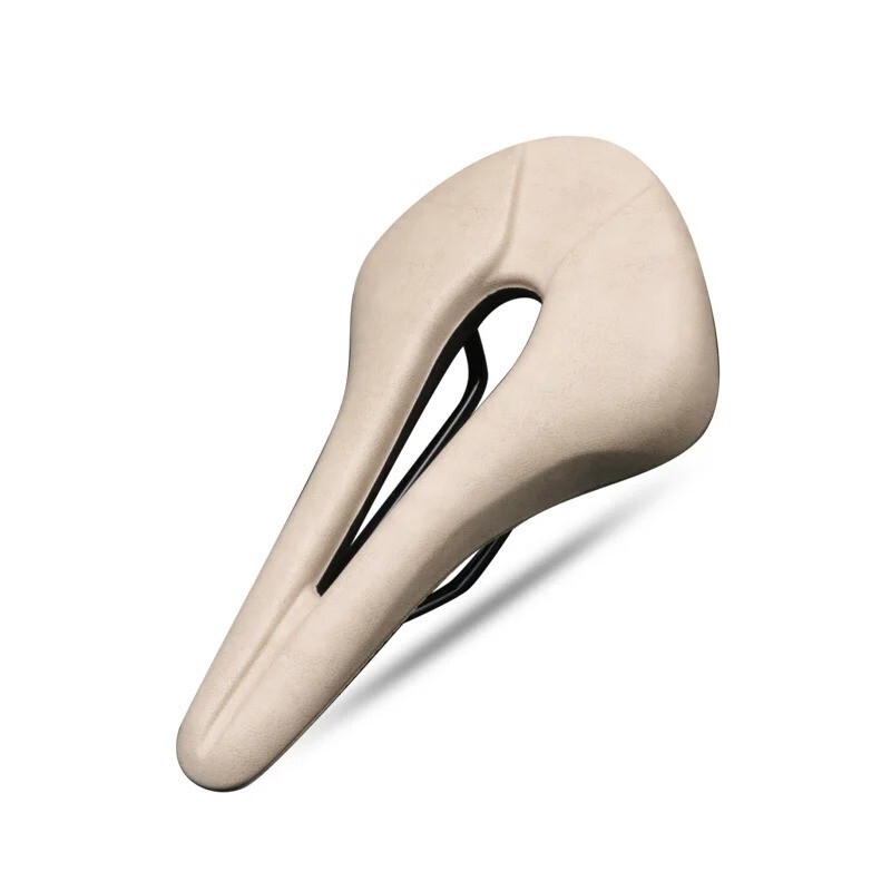 Breathable PU Leather Soft Comfortable MTB Mountain Road Bicycle Saddle Seat