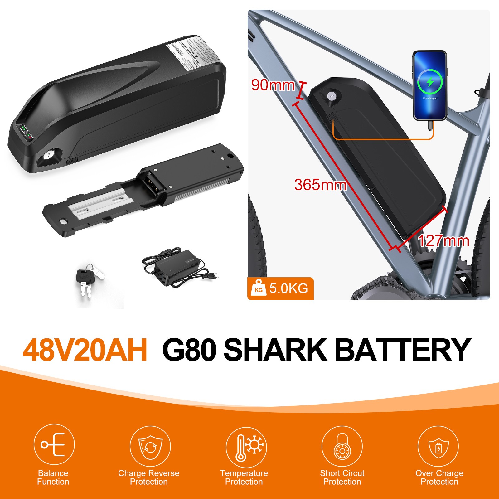 48V750W68MM BAFANG Mid Drive Motor BBS02B Ebike Electric Bicycle Conversion kit