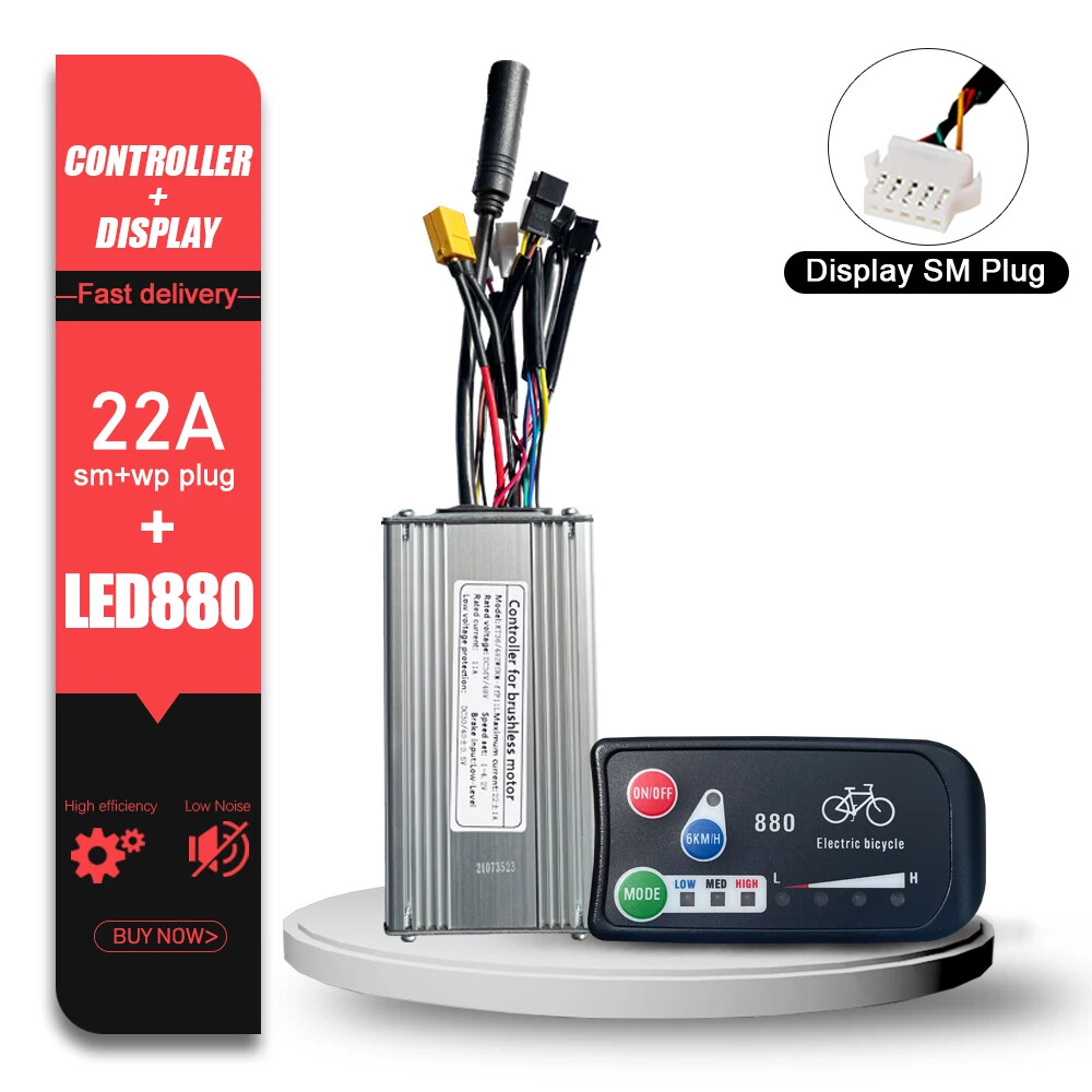 KT Electric Bike Sinewave Controller 36V48V 15A/17A/22A/25A/30A with LCD Display