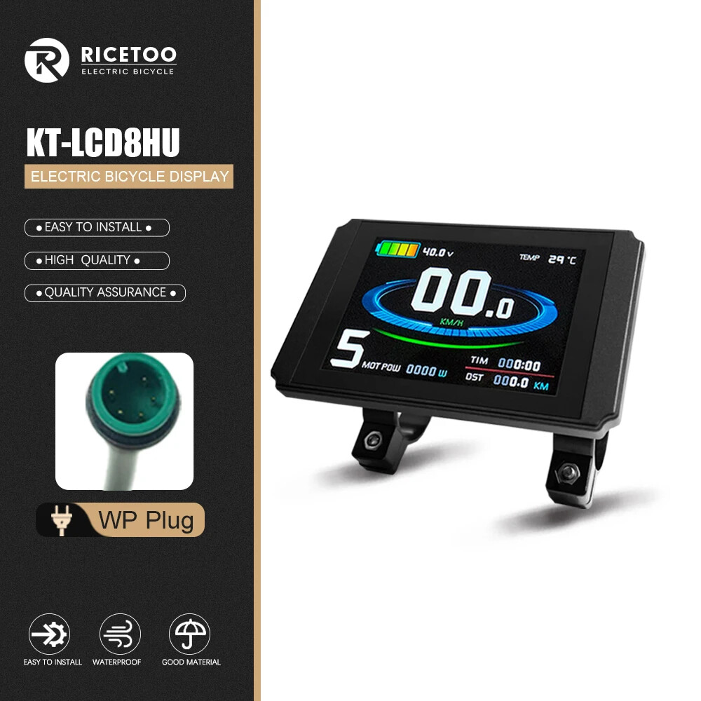Electric Bicycle Display KT LCD3 LCD4 LCD5 LCD8H LCD9R 24V 36V 48V 72V Display