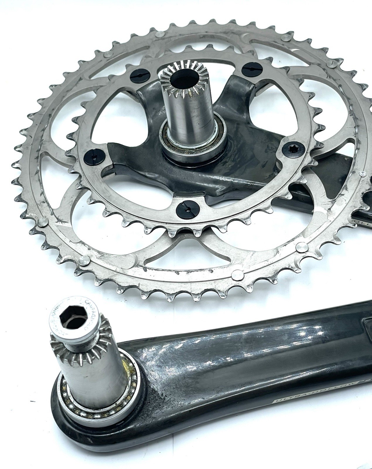 Campagnolo Record CT 172.5mm Crankset 2×10 Speed Carbon Fiber Ultra Torque 50/34
