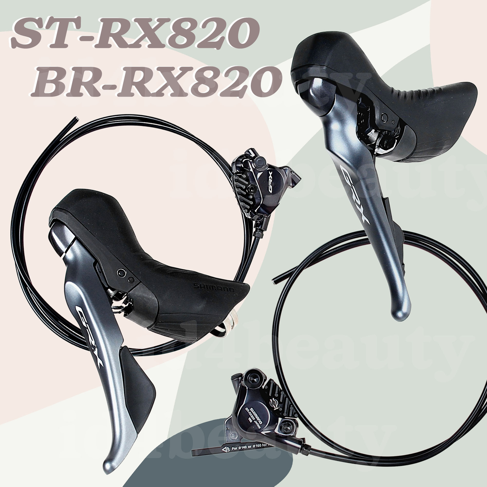 SHIMANO GRX RX820 Gravel 2×12 speed Mechanical Groupset ST-RX820 FC-RX820 NEW