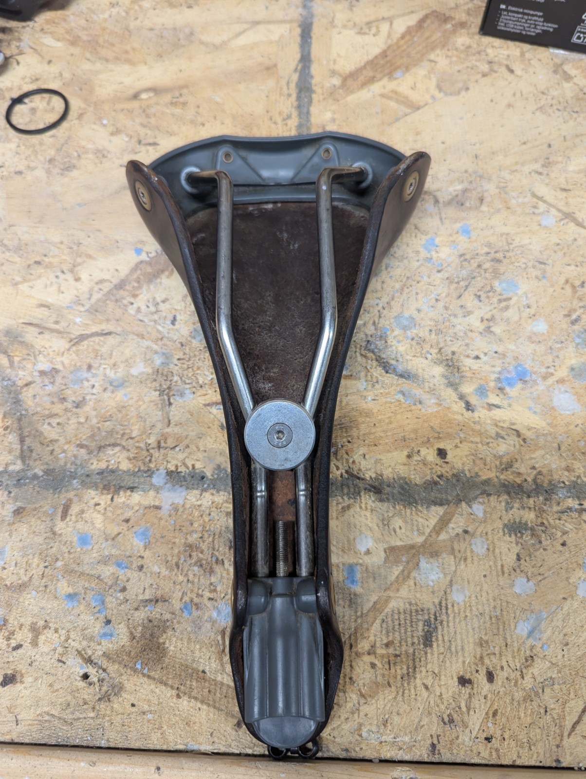 Gilles Berthoud Galibier Saddle Titanium Rails Leather Brown
