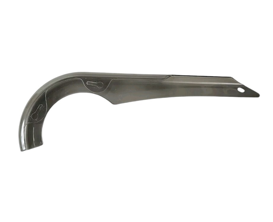 BMX Bike Chain Guard. 16″ Long. Smoke Gray Plastic. W/Mounting Hardware