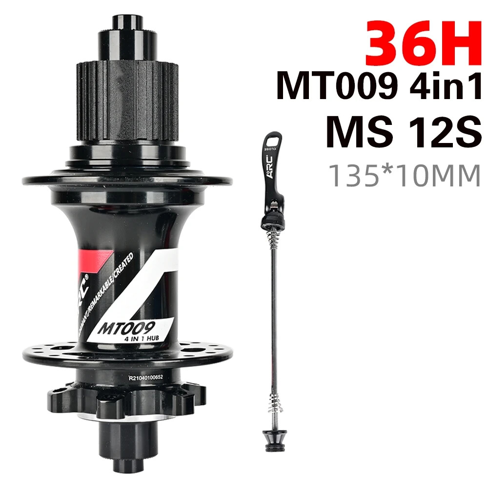 ARC Bicycle Front Rear Hub For HG XD MS Mountain Bike 36 Holes 6 pawl 114T Noise