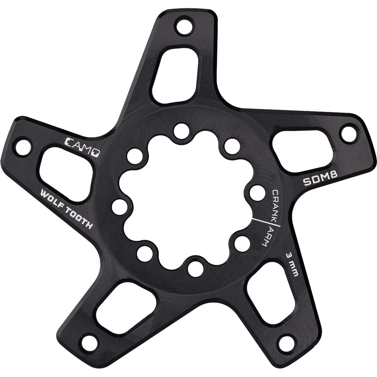 Wolf Tooth Components CAMO Direct Mount Spider for Sram One Color, M5 Offset