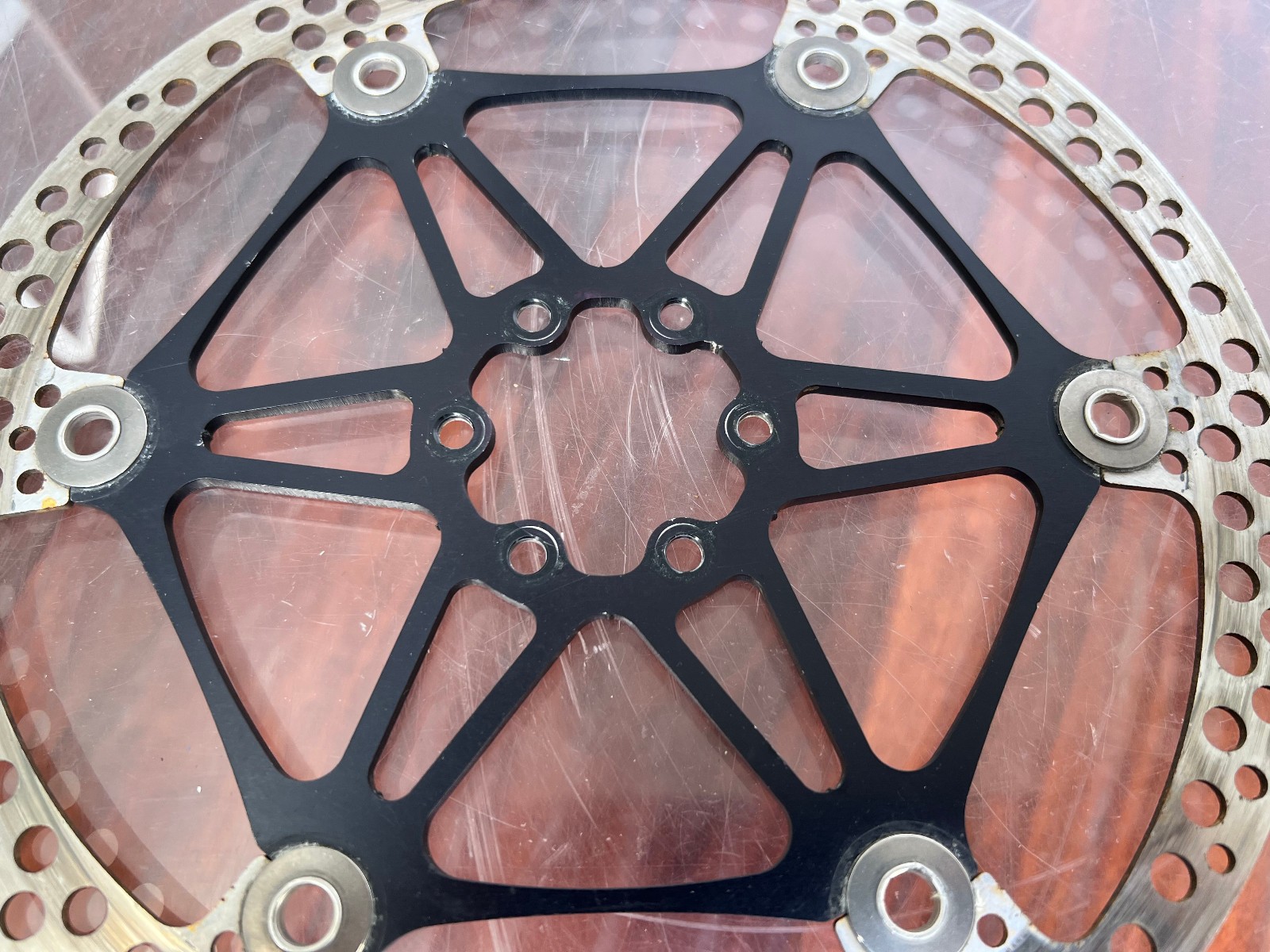 Vintage Hope Mono 6 Ti Brake Rotors Rotor Set 205mm Downhill 26″ DH Retro MTB