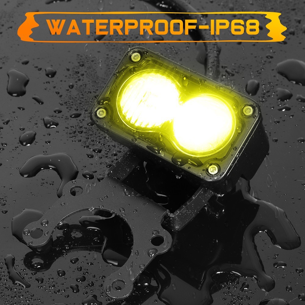 Plug&Play E-Bike LED Headlight LED 2000LM w/Bracket For Aventon Rad Power Bikes