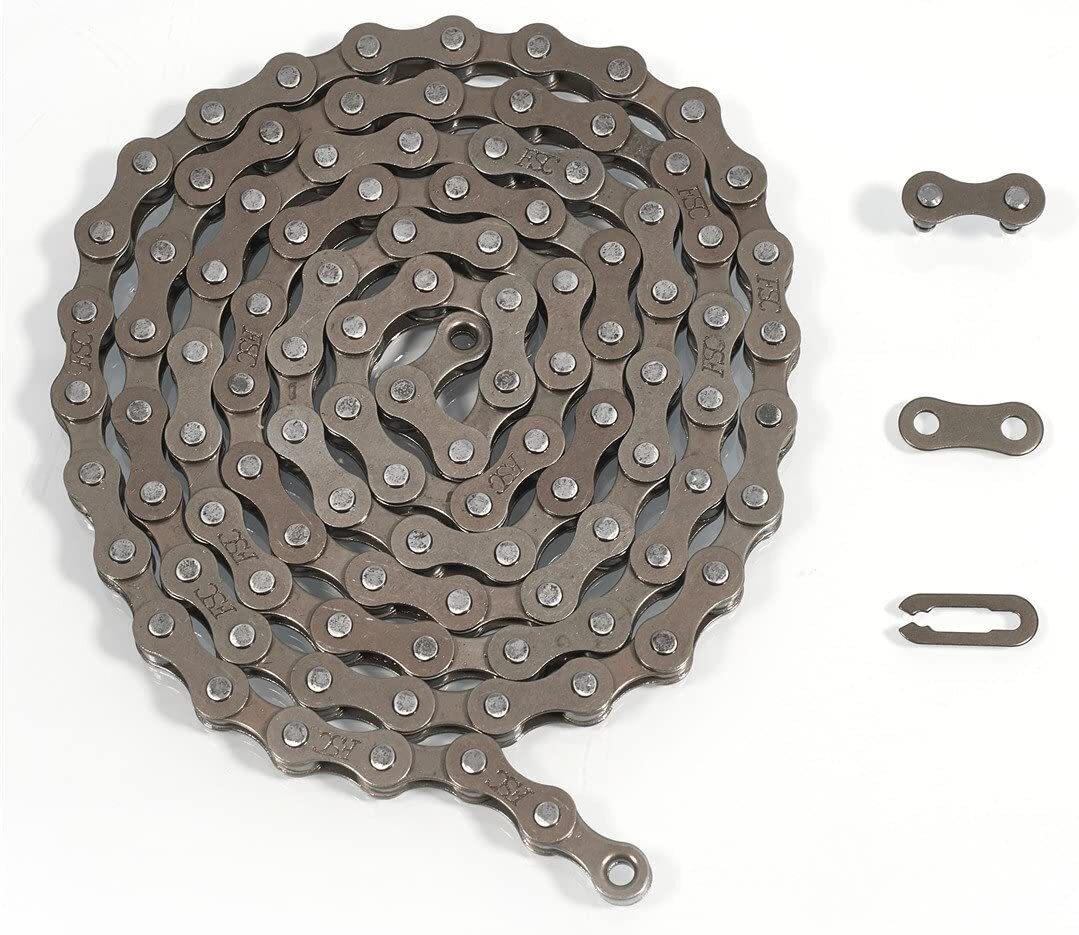 Premium Single Speed Bike Chain 104L Fixie BMX Track NIB – Choose From 4 Colors!