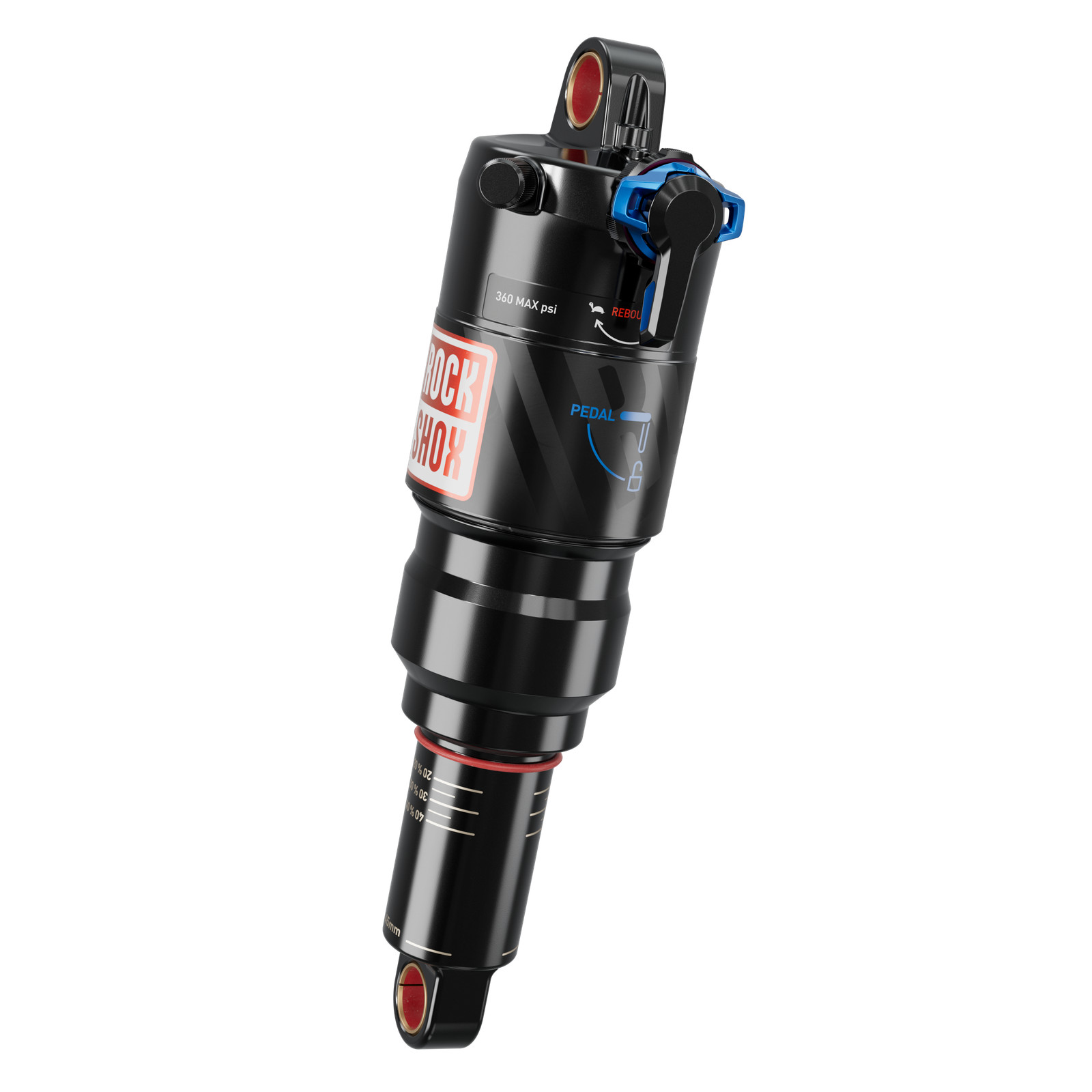 RockShox Deluxe Ultimate RCT Rear Shock 190x45mm Linear XL, E-bike, Adjustable