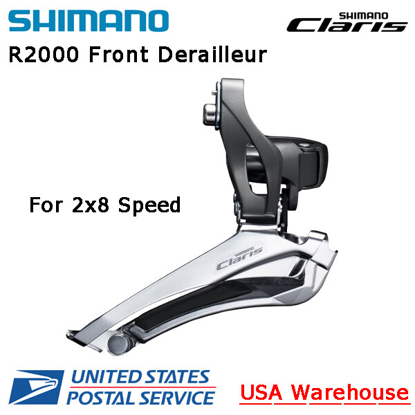 Shimano Claris FD-R2000 2×8 Speed Brazed-on Clamp-on Mount Front Derailleur ROAD