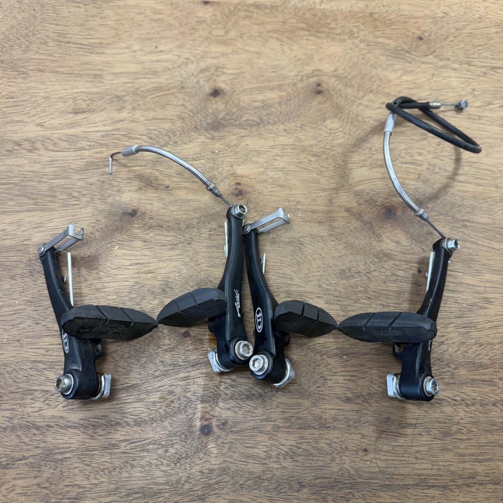 Avid Single Digit 1D V-Brake Set Front & Rear Brakeset Black Ritchey Logic Pads