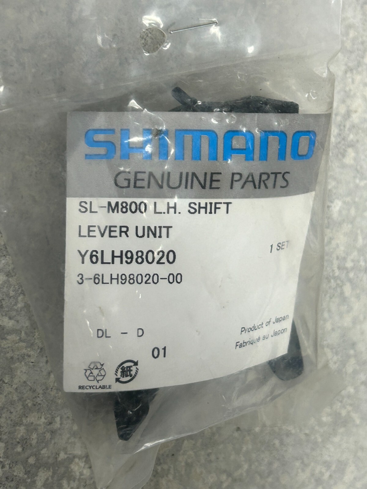 NOS New Vintage Shimano Shifter SAINT SL-M800 Left Shift Lever Triple Mega
