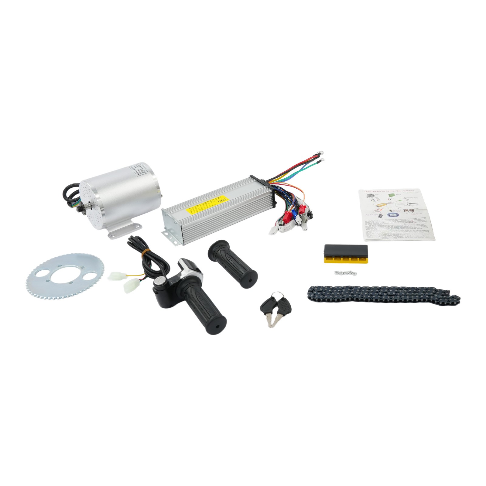 Electric Brushless Motor Kit 48V 2000W DC For E-bike Scooter Bicycle Conversion!