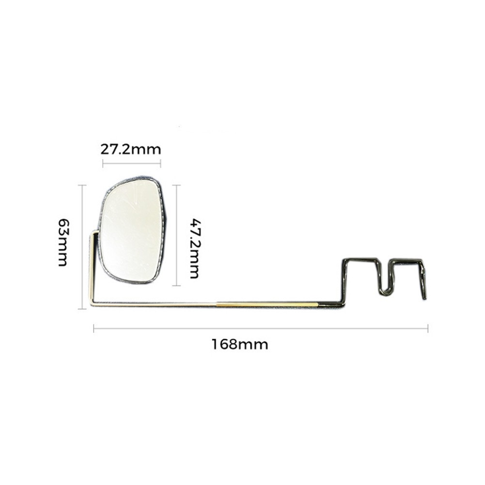 Mirror Bicycle Glass Bike View Rear Handlebar Cycling Rearview Eyeglass HD Lens