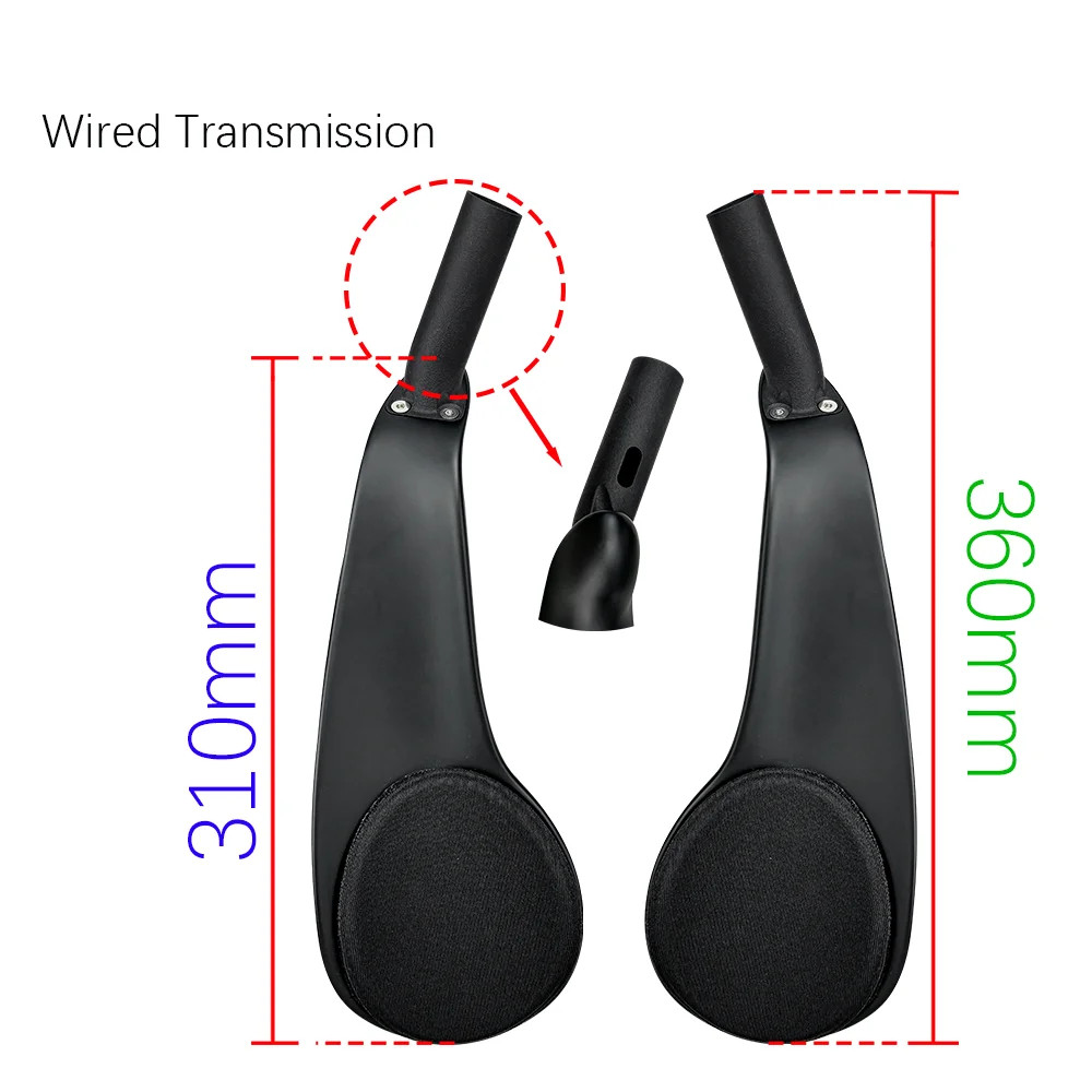 Carbon Fiber Bicycle TT Rest Handle Triathlon Time Trial Wired Transmission