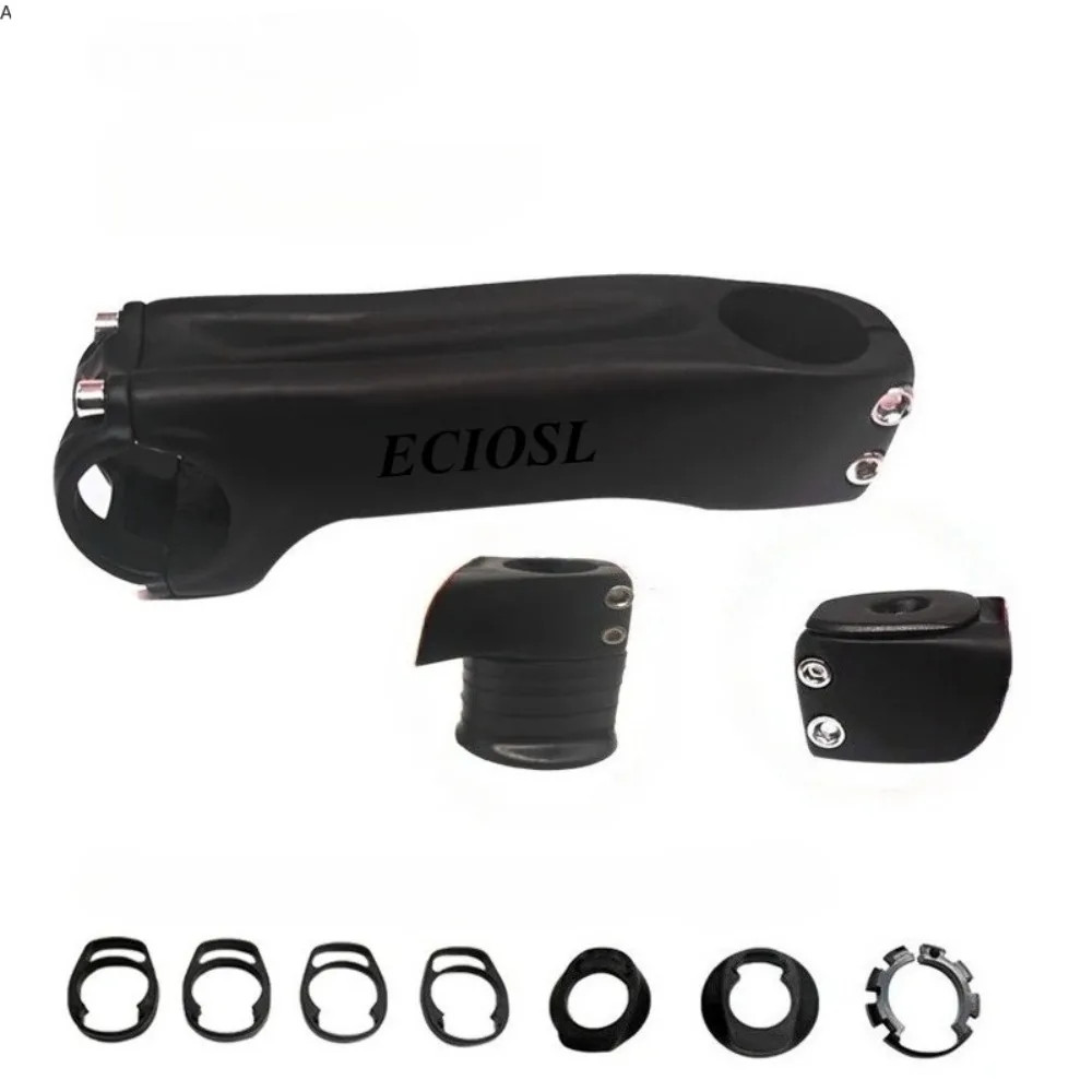 Carbon Fiber Bike Stem -10° MTB Road Handlebar 31.8mm 60-120mm Lightweight