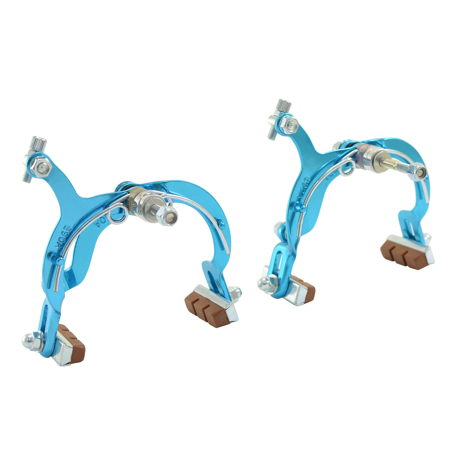 DIA-COMPE MX890 Side Pull Caliper Brake Set (F+R) For Old School BMX , Blue
